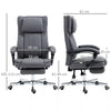 Executive Office Chair Reclining Office Chair with Headrest Dark Grey