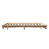 Bed Frame 120x200 Solid Wood Pine Z0T8