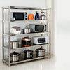 5 Tier Commercial Kitchen Shelf Stainless Steel Microwave Oven Storage Rack 1.8m