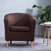 Victorian Retro Wing Back Armchair Accent Oyster Fireside Sofa Lounge Tub Chair