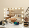 Hollywood Makeup Mirror Large Vanity Light Mirror with 15 Dimmable LED Bulbs