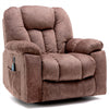 Electric Power Lift Riser Massage & Heated Recliner Chair Armchair Sofa Brown