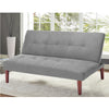 Upholstered Click Clack Sofa Bed Fabric Recliner Settee Couch Sofabed Sleeper UK