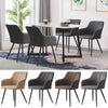 2X Dining Chairs Faux Leather Armchairs Lounge Office Chairs Modern Restaurant