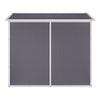 6 x 4 ft Plastic Shed Outdoor Garden Tools Storage House Double Doors，Window