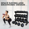 Dumbbell Rack Storage Stand Hex Weight Heavy Duty 3 Tier Wide Home Gym Fitness