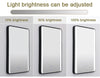 Bathroom Mirror with LED Light Illuminated Demister Anti-fog Touch Wall Mounted