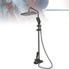 Rainfall Shower Head Set Push Button High Pressure Multiple Water Spray Modes UK