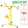 16FT Heavy Duty Tool Drywall Hoist Caster Lift/Lifter Plaster Board Panel Sheet