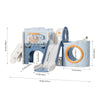 Toddler Slide Set,8in1 Kids Slide Playset wBasketball Hoop and Tunnel Playground