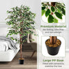 160 CM Artificial Ficus Tree Tall Indoor Plant Fake Home Office Decor Plant