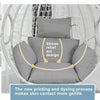 Garden Outdoor Egg Chair Cushion Seat Pad Swing Hanging Chair Mat Pillow Patio