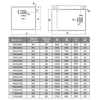 Walk In Shower Enclosure And Anti-slip Tray Black Grid 8mm Clear Glass Cubicle