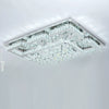 20-100cm Flush Mount Modern Square Ceiling Chandelier Crystal Light Lamp Pendant