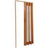 PVC Folding Concertina Door Gloss Sliding Door Panel Washable Bi Divider Screen