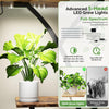 Plant Display Stand Indoor Outdoor Garden Flower Pot Shelf Rack with Grow Light