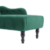 Tufted Fabric Chaise Sofa Lounge Chair Bed Nailhead Trim Armrest Chaise Longue