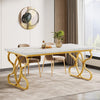 Tribesigns 63-Inch Dining Table for 4-6, Rectangular Modern Kitchen Dinner Table