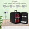15L Mini Fridge Table Top Electric Cooler & Warmer Portable Ice Box Office Car