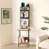 Smilesun Record Player Stand Vinyl Record Storage Turntable Stand 200 Albums
