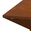 Fire Pit 60x60x50 cm Weathering Steel