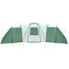 Camping Tent 12 Persons Green 840x720x200 cm 185T Taffeta