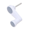 Adjustable Height Over Bed Table Mobile PC Laptop Desk White Portable Sofa Tray