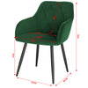 1/2/4/6x Velvet Padded Dining Chair Upholstered Seat Armchairs Home Restaurant