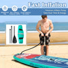 10.5FT Inflatable Stand Up Paddle Board SUP Surfboard Adjustable Non-Slip Deck