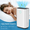 OAYAJIA 25L/Day Quiet Air Dehumidifier with Purifier, Timer, for Home Laundry