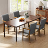 Set of 2 Mid-Century Modern Dining Chairs Upholstered with Solid Frame