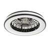 LED Ceiling Fan Light Dimmable Living Room Chandelier Lamp With Remote Control