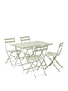 Ibiza 4 Seater Dining Set Green Outdoor Garden Furniture FAST DELIVERY