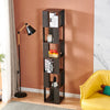 190cm Rotating Bookcase, Freestanding Bookshelf for Living Room, Corner Bookcase