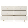 Cabinet Chest of Drawers with 6 Drawers for Living Room Bedroom Home Storage