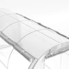 Large Walk-in Greenhouse Poly Tunnel Galvanised Garden Plants Grow Tent 4x3x2M