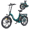 Hillmiles 20" Folding Electric Bike 36V 13Ah 250W City Ebike 15.5mph Fat Tire UK
