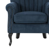 Chesterfield Chenille Wingback Tub Armchair Cuddle Chairs Cushioned Leisure Sofa