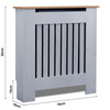 Modern Radiator Cover Small Large Wall Cabinet MDF Slats Wood Grill Furniture