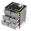 Smart Bedside Table with Light Phone Charging Modern Bedroom Furniture Drawers