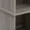 Grey Wooden Tall 2 Door 2 Shelves Bathroom Cabinet Storage Unit Floor Standing