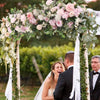 Wedding Artificial Rose Flower Row Arch Floral Ornament Background Arrangement