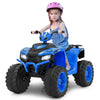 Kids Ride on Car 24V Soft Start Electric Vehicle with LED Lights-Navy