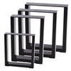 Steel Metal Square Table Legs 35cm 50cm 70cm 80cm Furniture Bench Desk Feet 2Pcs