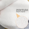 Swivel Chair Teddy Fabric Upholstered Rotating Armchair Sofa Accent Tub White US