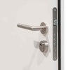 Aluminium Front Door White 110x207.5 cm