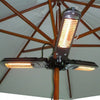 Electric Parasol Heater Infrared Quartz 2000W Mounted Outdoor Patio Umbrella