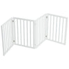 Wooden Pet Dog Folding Gate Fence Safety Barrier Divider Freestanding Doorway UK