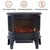 Panoramic Effect Electric Fire 1800W Heater LED Flame Log Burner Fireplace Stove