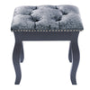 Dressing Table Stool Makeup Vanity Chair Soft Seat Bench Velvet Piano Bar Stools